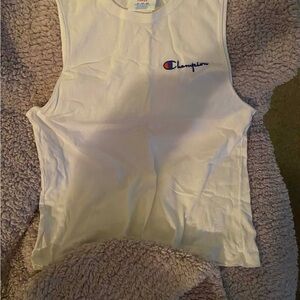 Champion Classic White Sleeveless Top